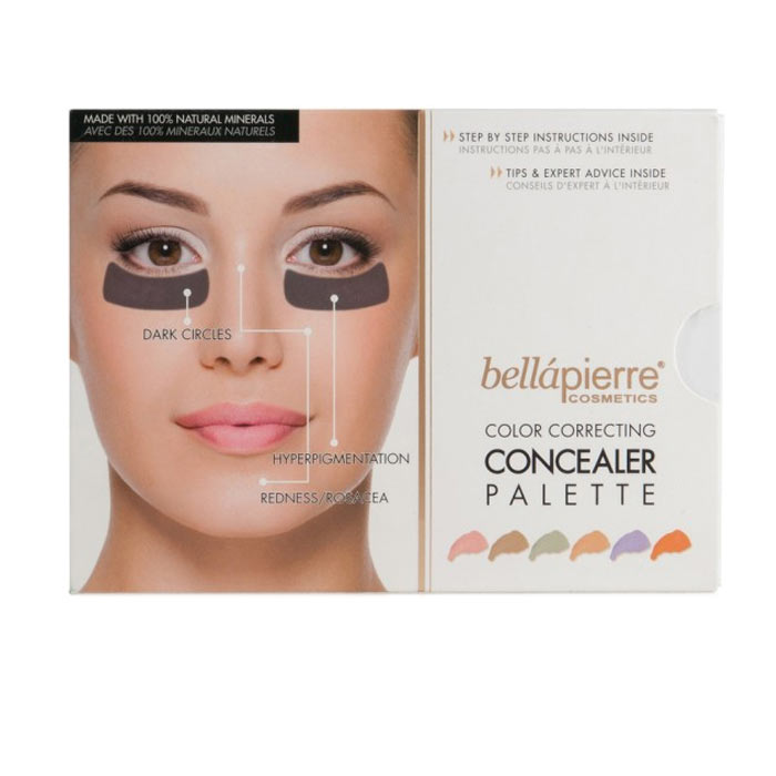 Bellapierre Color correcting concealer palette