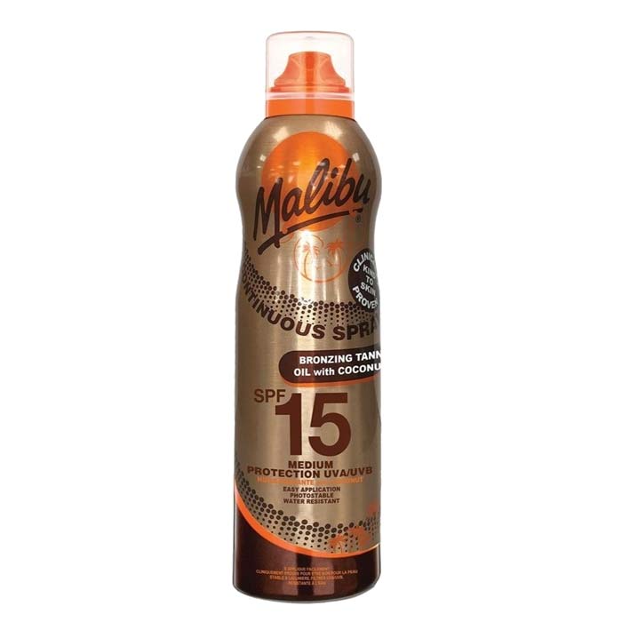 Malibu Bronzing Oil with Coconut Spray SPF15 175ml